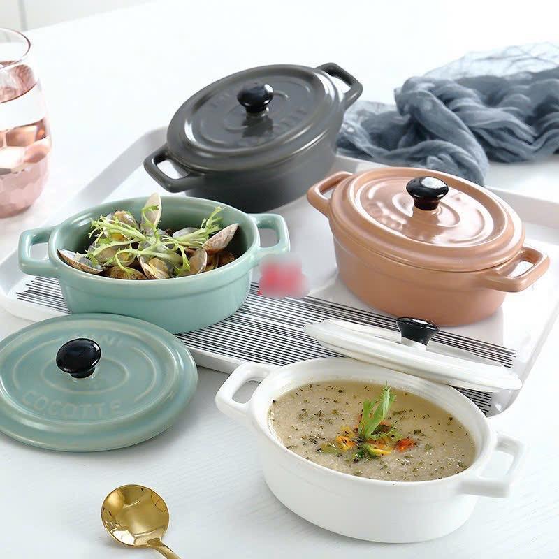 Nồi sứ mini , nồi chưng yến , hấp đồ ăn siêu tiện lợi