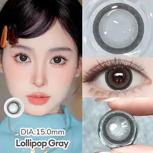 [COD] UYAAI SOFTLENS Lollipop COLOR LENSA KONTAK Contact Lens BIG EYES 14.2MM-15 MM 6 MONTH Soflen