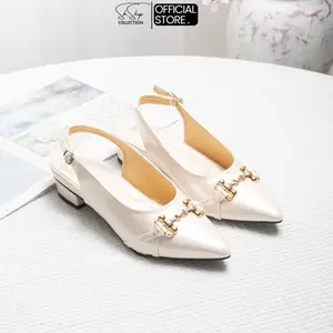 GTL SHOP - Sendal Wanita Heels Mules Pareasi Lucu Kekinian Hak 3 Cm Elegan & Keren Size 36-40