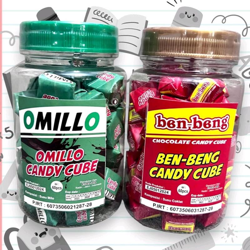 PAKET 2 CANDY CUBE (OMILLO,BENBENG) Gula Manis - Shop | Tokopedia