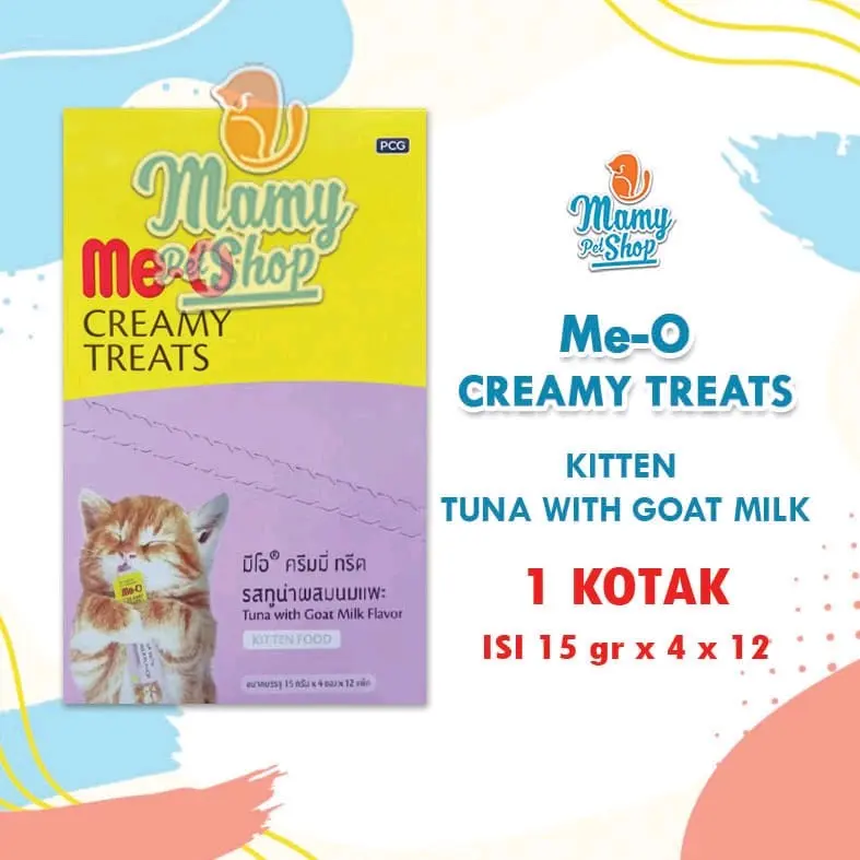 MEO CREAMY 1 KOTAK ISI 4 X 12 SNACK KUCING 7
