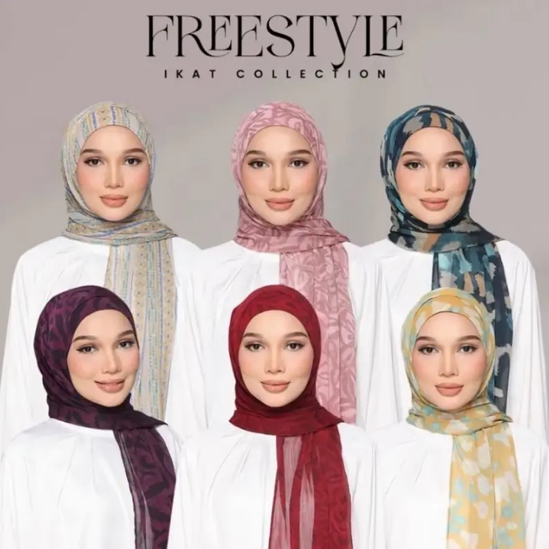 PREMIUM BOKITTA FREESTYLE 2in1 with high quality fabric and breathable, lightweight hijab