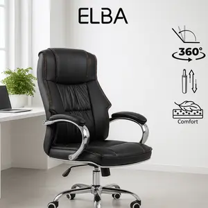 Elba F004 - Kursi Kantor Direktur Ergonomis Jok Oscar Premium Nyaman untuk Kerja & Gaming Garansi 3 Tahun Bahan Oscar Premium Busa Tebal - Furniture, Chairs