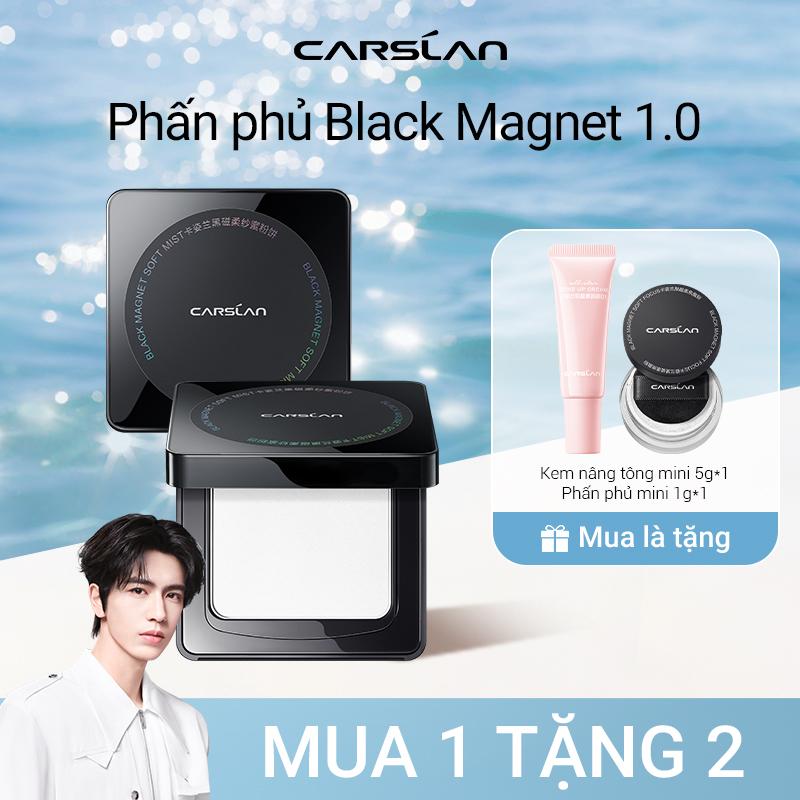 [trangtrankoc] Phấn phủ trang điểm Carslan Kiểm soát dầu,Kiềm dầu giữ nền lâu hơn Dặm lai nền không bị vón cục 8g+[Free gifts]Phấn phủ mini 1g*1+ kem nâng tông mini 5g*1