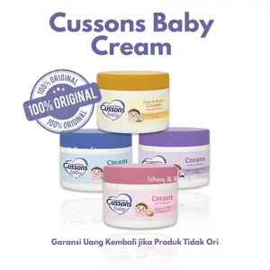 Cussons Baby Cream 50gr Pink Biru Kuning Ungu - Fresh & Nourish | Mild & Gentle | Soft & Smooth | Face & Body Cream Nourish & Care
