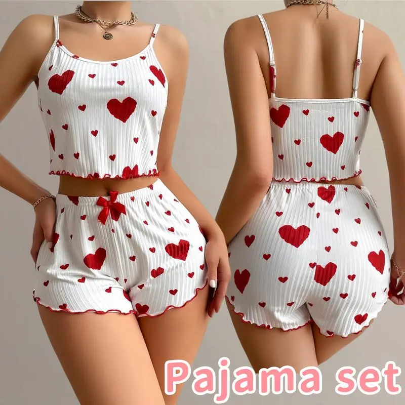 Baju Tidur Jubah Bersaiz Besar, Set Dua Helai, Gaun Tidur Babydoll