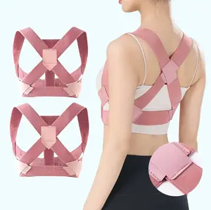 Korektor Bungkuk Sabuk Ortopedi Wanita Dewasa Kawat Gigi Yang Tidak Terlihat Perangkat Ortodontik Deker Punggung Penyangga Bahu Adjustable Back Korset Agar Tidak Bungkuk Korektor Postur Bahan Poliester Ukuran S M L