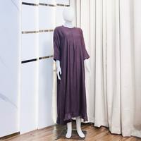 Gambar Rifina Store Shabira Dress Rayon Premium dress muslim Batwing Wanita Gamis Batik Panjang Nyaman - Soft grey dari RifinaOfficial_NEW Kab. Pekalongan 3 Tokopedia