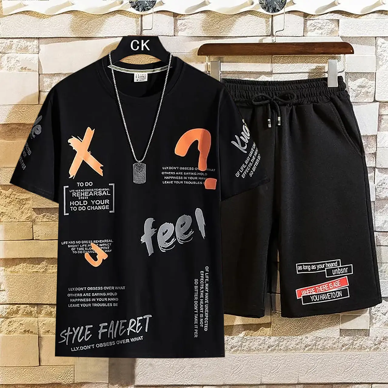setelan FEE size L,XL stelan terlaris atasan&Celana set pria distro pakaian distro-ikemen.id Celana Hoodie Celana Hoodie Motif Sablon Dewasa