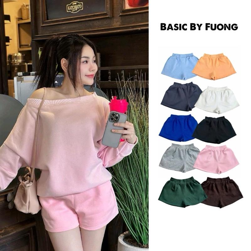 [ Không Xù Lông] Quần Short Nỉ Nữ Lót Bông Cotton Ấm Áp ,Mặc Nhà Thời Trang