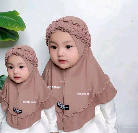Hijab anak perempuan BANDANA KRIWIL rempel anak lucu cantik jilbab anak terbaru Muslim