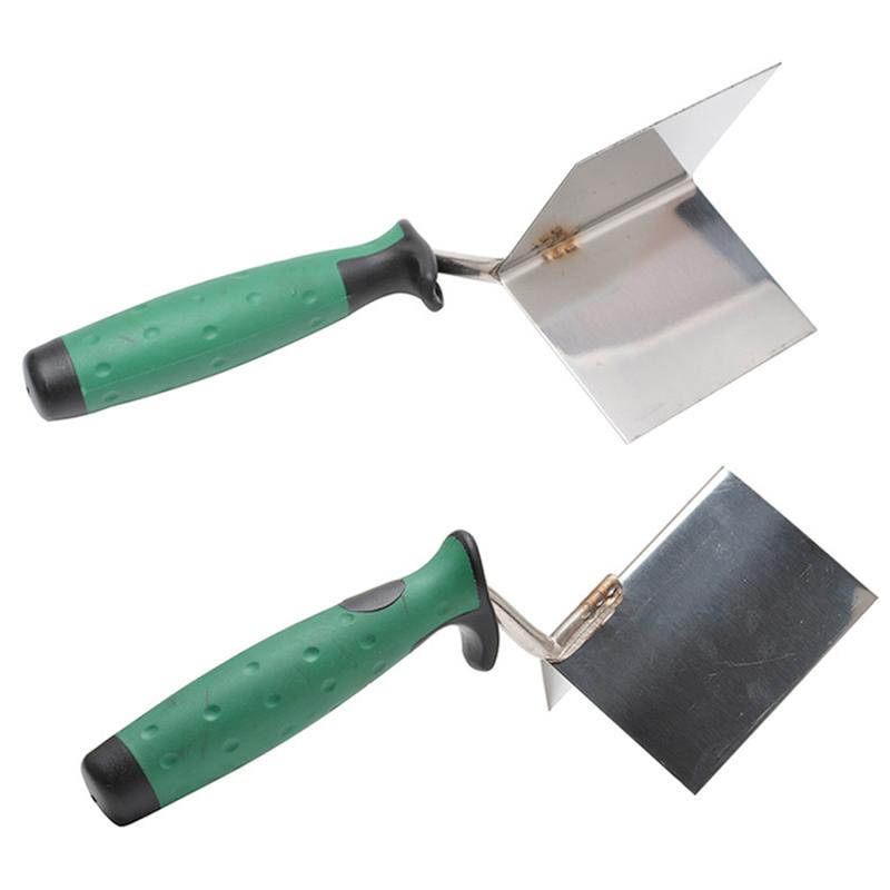 Product Introduction of Stainless Steel Drywall Corner Tool  Flexes 90 Degree Corner Mudding Finish Tool Finishing Trowel Hand Tool 12