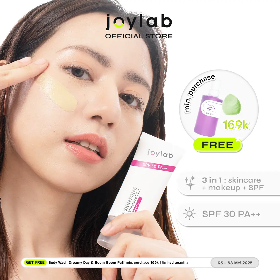 [ NEW PACKAGING ] JOYLAB - 3 in 1 Skintone Moisture Tint SPF30 PA++ 30ml | Poreless Flawless Makeup