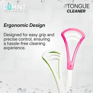 [TURTLE GREEN] Lumint Tongue Cleaner Pembersih Lidah Teknologi Ampuh Untuk Menghilangkan atau Atasi Bau Mulut dan Buat Nafas Segar Gusi Cleanser