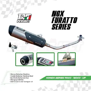 KNALPOT TZM PROJECT STD - NGX FURATTO SERIES HONDA SERIES  Motorcycle
