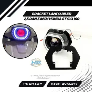 BRACKET BREKET BILED PROJIE STYLO 2,5 INCH AES VAHID UPS PRO7 2,5 INCH SINGLE BILED