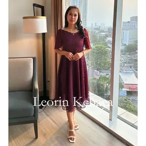 Dress Modern Gwen Dress Natal Dress Pesta Premium Murah Bahan Brokat Kombinasi Payet Formal Wanita Remaja Mewah Simple Casual Maxi Midi Kondangan Gaun