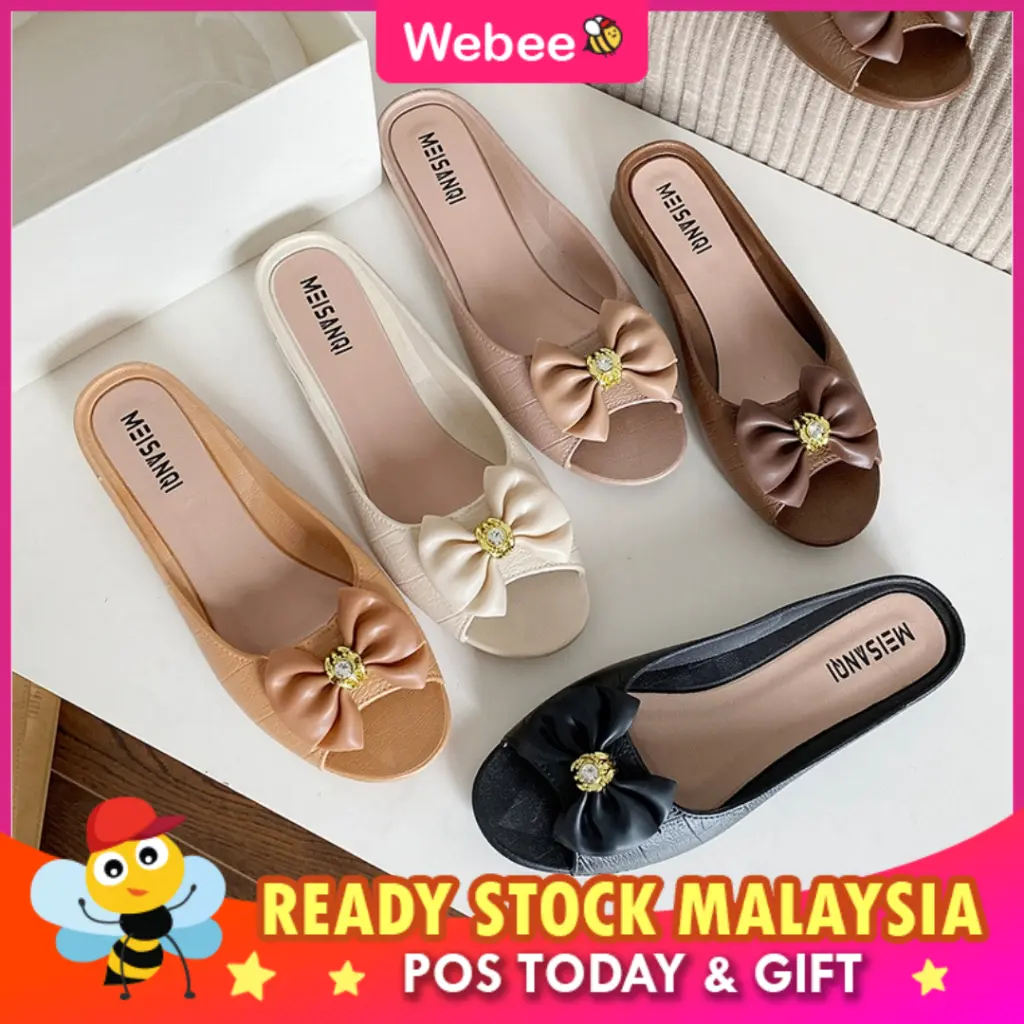 WEBEE A77 Women's Casual Flat Shoe Slip Ons Kasut Flat Wanita Elegant Fashion