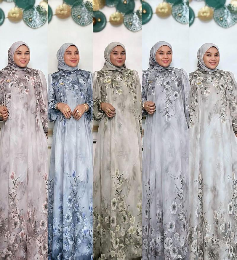 Product Introduction of set dung ceruty motif padaidi stored Gamis Digital 3