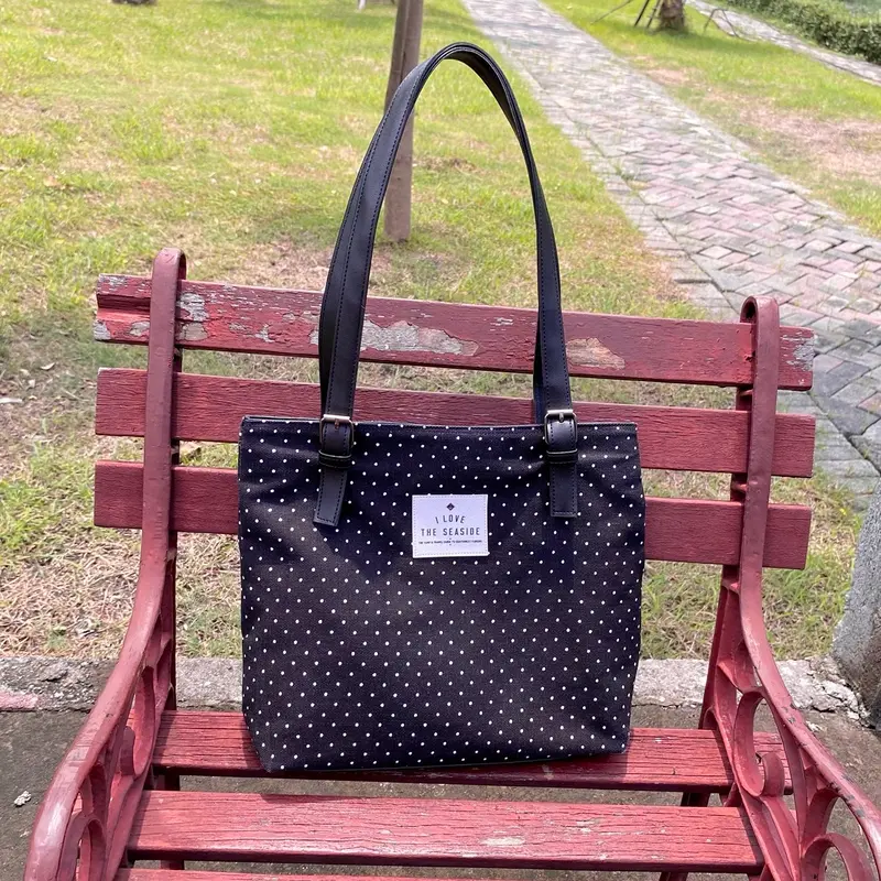 LOVINELA Tas Wanita Polkadot Tote Bag 7