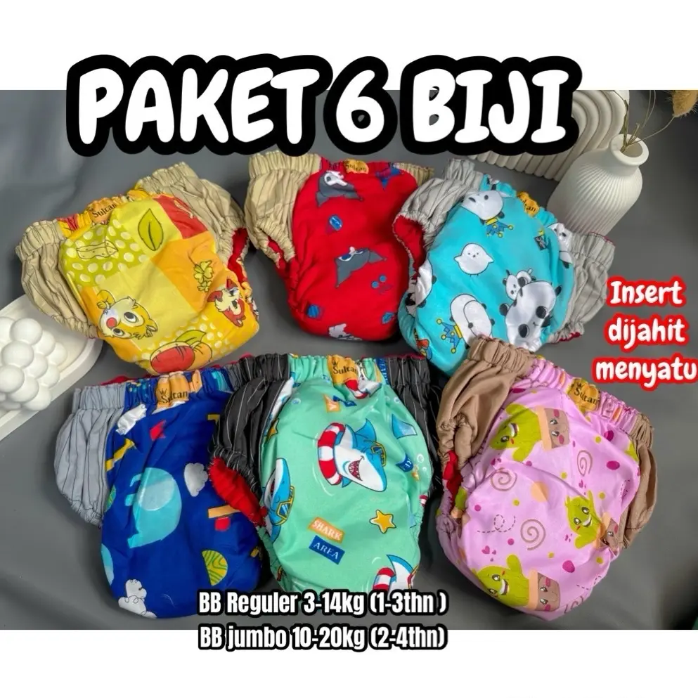 Clodi paket setegah lusin Bayi Baru lahir Bayi Balita Cewek Cowok