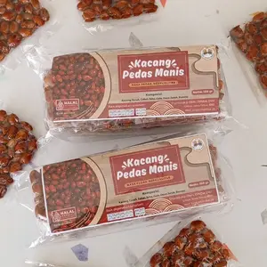 (20 Pcs) - 2 Pack Camilan Jadul Kacang Pedas Manis Balado Dari Kacang Tanah Snacks Toples Mede Enak Manis Pedas Cemilan