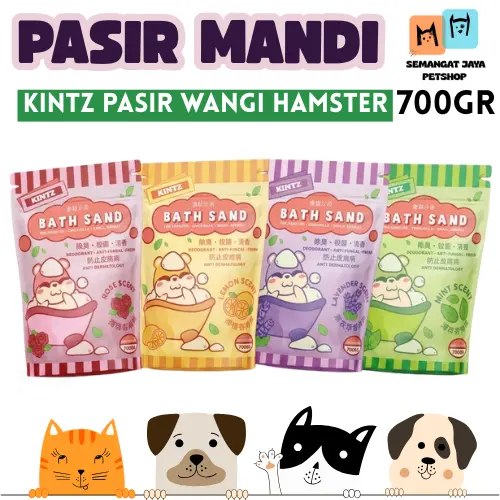 Pasir Mandi Hamster Kintz 700GR Bath Sand Hamster Gerbil Sugar Glider Pasir Wangi Halus Anti Bau