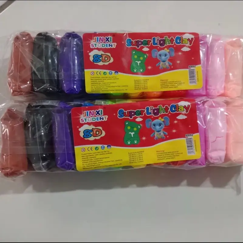 Super Light Clay Slime Mainan Anak Isi 12 Pcs Warna Warni Squishy Toys 1