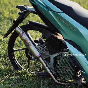 Knalpot Salemba Ceklist Jungstyle Original TNR RACING MUFFLER Pnp untuk Vario Aerox Beat