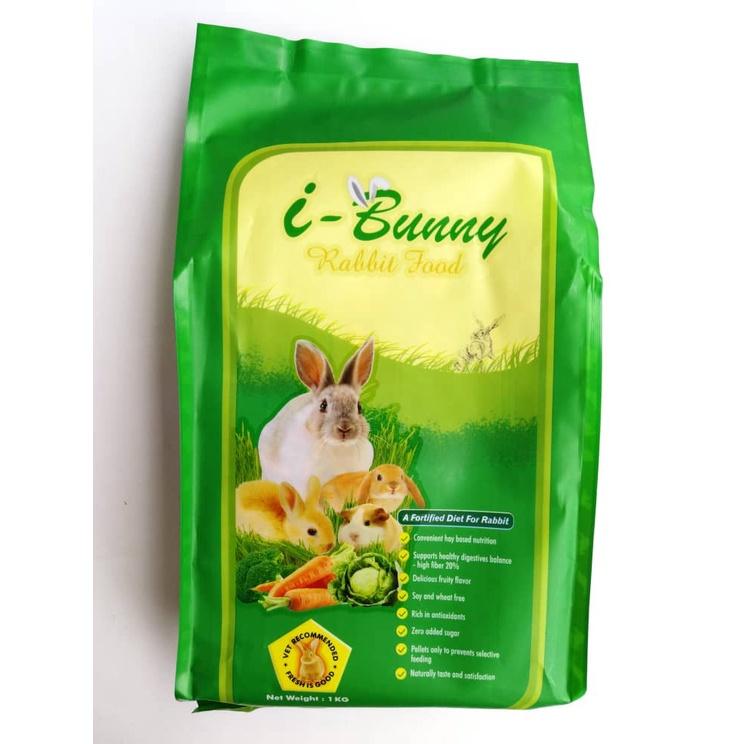 i-Bunny Rabbit Food Feed 1kg Makanan Arnab