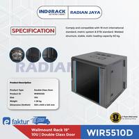 Gambar Wallmount Rack INDORACK WIR5510D Double Door Rak 10U Depth 550mm dari RADIAN JAYA Kota Administrasi Jakarta Utara 4 Tokopedia