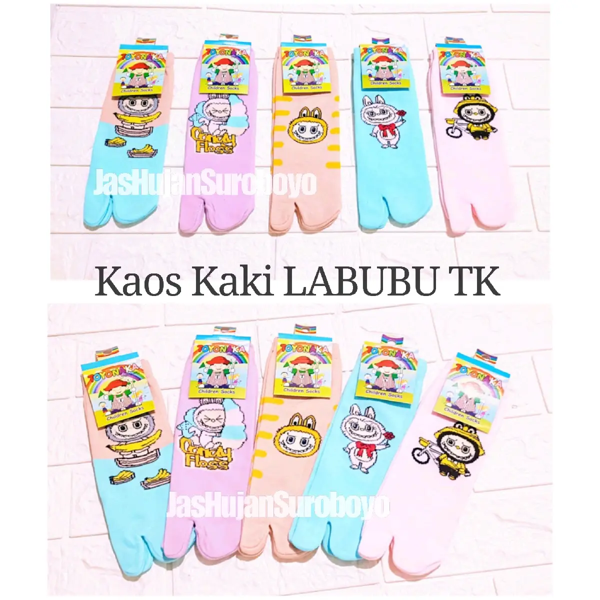 Kaos Kaki Anak TK LABUBU ALL Size (Bisa Pilih Warna)