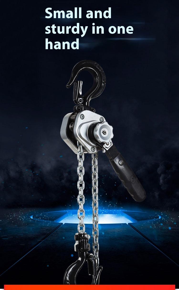 Product Introduction of 0.25T2.5m Pengangkat mini Hand hoist Chain hoist Chain block Small hand hoist 0