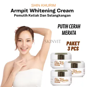 DISKON 3 PCS !! PEMUTIH KETIAK DAN SELANGKANGAN BRPOM SHIN KHURIM ARMPIT WHITENING CREAM