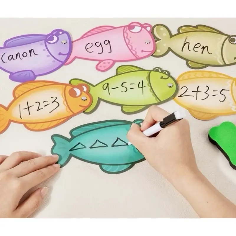 Fun Fishing Game Education + Magnetic Fishing + Free Creation Fishing + Cognitive Early Education + Mainan Edukasi Anak + Education Toys + Family Game + Kids Toys + Party Game 8