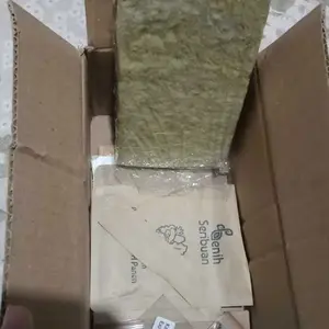 Benih Seribuan - 18 Kotak Rockwool Hidroponik untuk Media Tanam