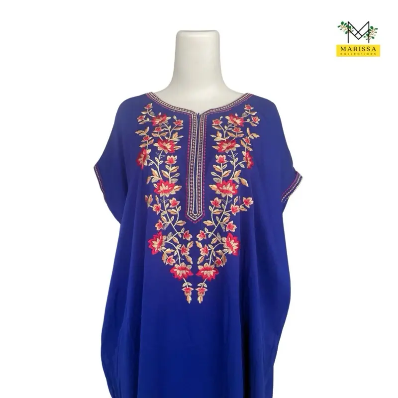Daster Bordir  Wanita  Busui  Bumil  Nyaman  Motif Elois Polos Rayon Hamil