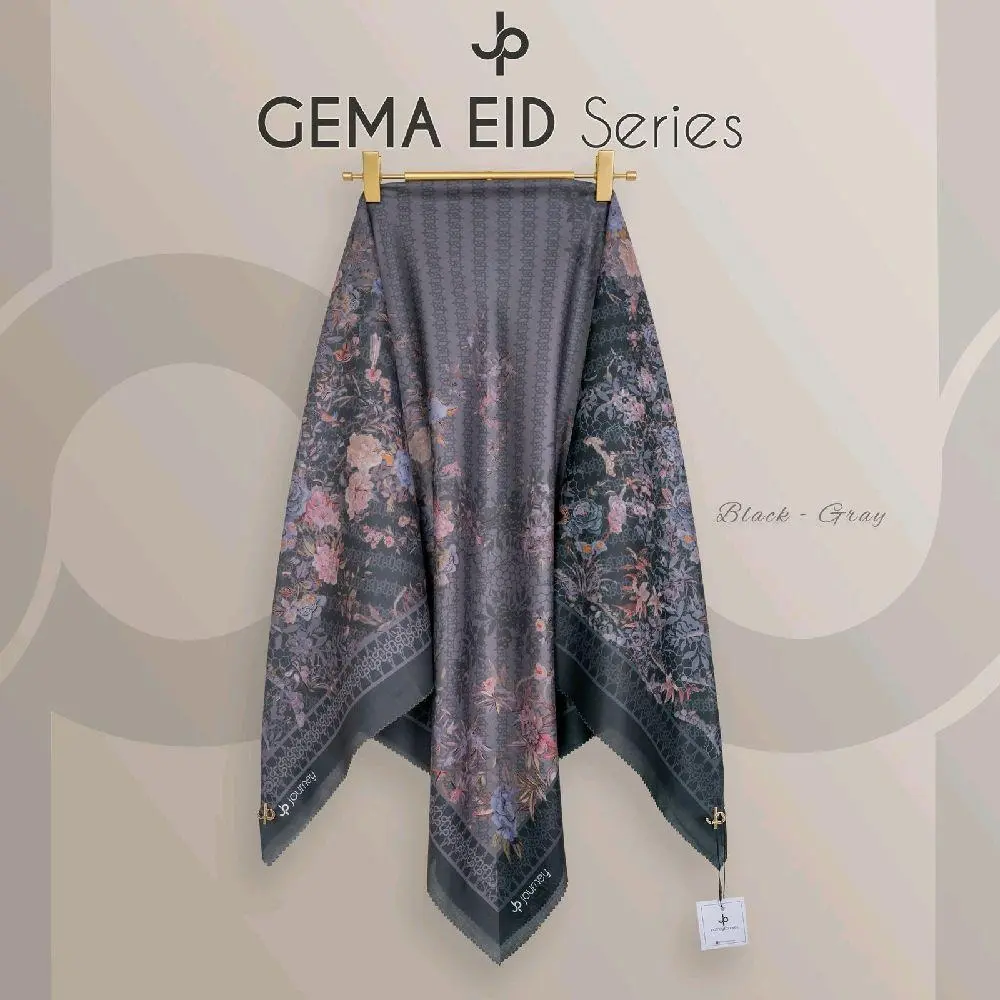 HIJAB JOURNEY SERIES GEMA EID / Journeyscarvers original hijab Segi empat Bahan Voal Size 115x115 Seri GEMA EID