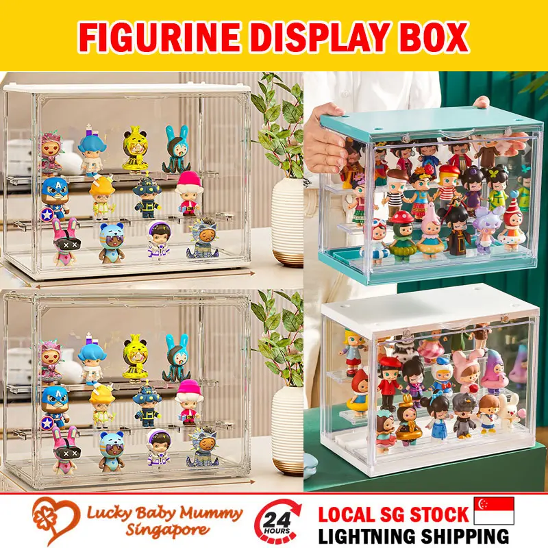 Blind Box / POP MART Storage Display Box / Figurine Showcase / Doll Storage Display Box Cover Organiser Transparent Cover Organiser Decor