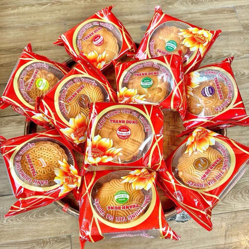 Combo 10 bánh trung thu Thanh Dung [ mix đủ vị ] - Tự chọn vị 180g - Nhân Trà Xanh - Đậu Xanh - Khoai Môn - Sữa Dừa - Cốm - Sầu Riêng - Thập Cẩm