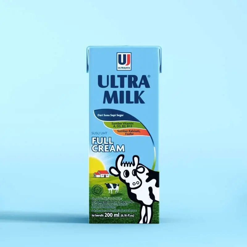 Susu Ultra Full Cream 200 ml - 1 Karton [24 pcs] 1