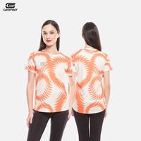 Gambar GEONERS Baju olahraga wanita running gym fitnes Aerobic zumba lari HOOPER SHORT - CREAM ORANGE, S dari Geoners Official Store Kab. Tangerang 1 Tokopedia