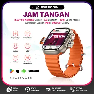 EVERCOIN S8 MAX ULTRA 2 – Layar AMOLED 1,43 Inci! Bisa Buat Main TikTok & Call Video! 5G, GPS, Cek Oksigen Darah, Baterai 735mAh Tahan Lama