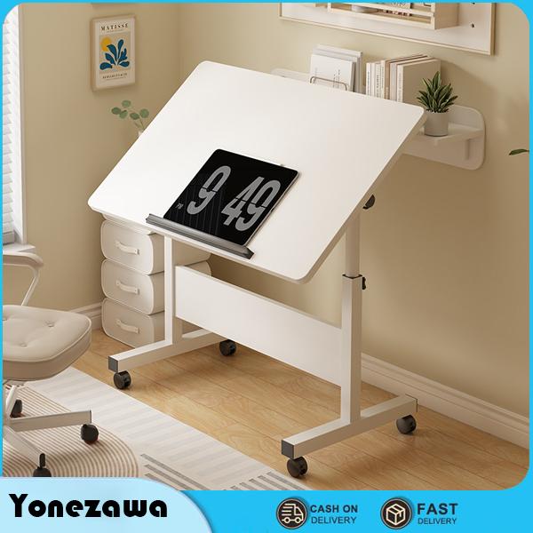 Bàn Học Tập Xếp Gọn Bàn Làm Việc Nâng Hạ Chiều Cao Tiện Lợi Có Bánh Xe Di Chuyển Có Thể Gấp Lại