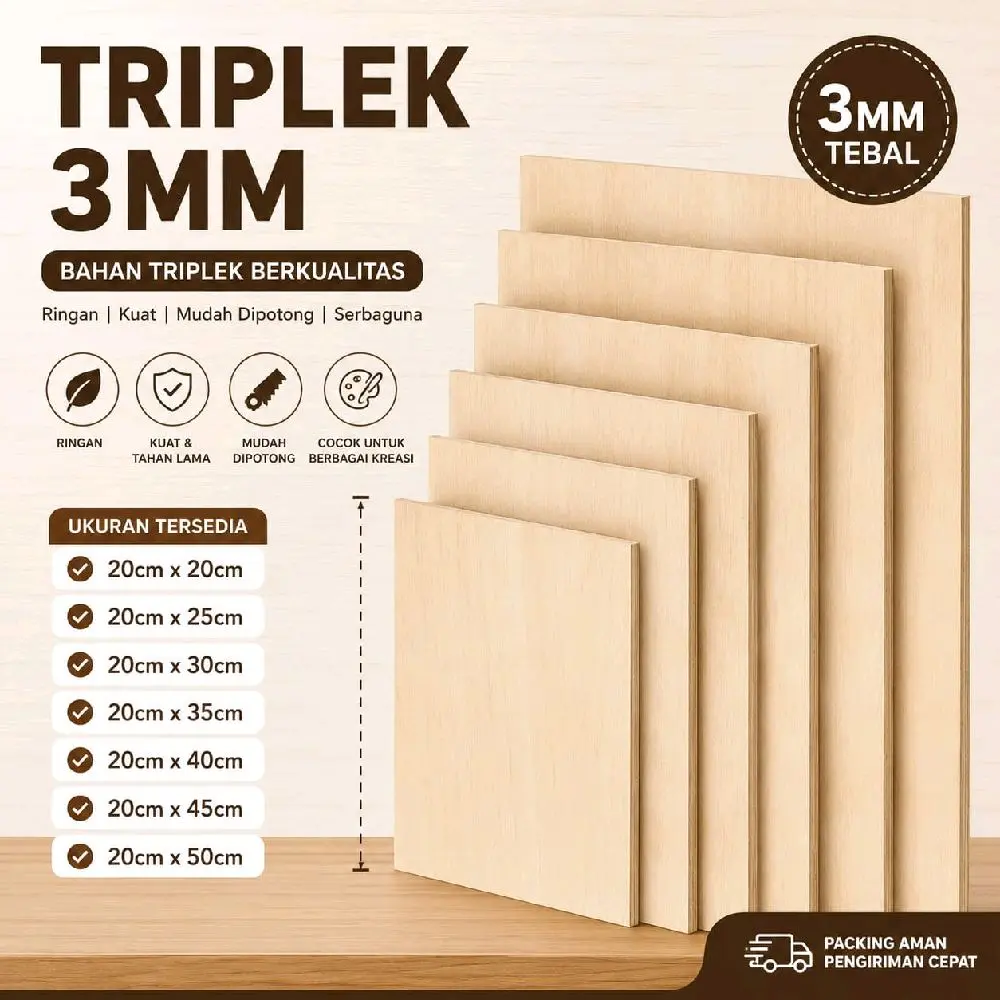 papan triplek 3mm sengon / albasia