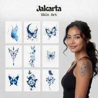 Gambar Jakarta Skin Art Tato Temporer WGZ-561 - WGZ-570 Premium Ketahanan 2 - 3 Minggu - wgz-561 dari Jakarta Skin Art Kota Administrasi Jakarta Selatan 1 Tokopedia