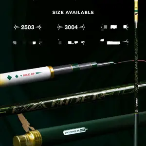 tegek daido Evander Panjang 250 dan 300 dengan Size 2503 dan 3004 Solid Tip untuk Pancing