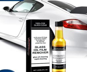 Glass oil film remover; Automotive windshield washer fluid for deep cleaning of oil film, anti-fog and removal of oil film.