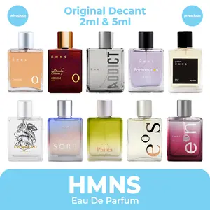 [Decant Share in Jar] HMNS Eau De Parfum All Variant | Addict, Alpha, Darker Shade of O, EoN, EoS, Farhampton, O, Philea, Sore, Unrosed