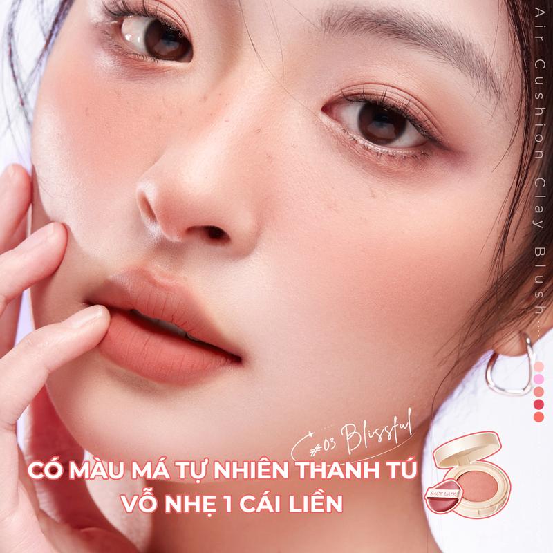 [COD] Phấn Má Hồng Đất Sét SACE LADY Đa Công Dụng Màu Sắc Tự Nhiên Giúp Khuôn Mặt Tươi Tắn 3g | BigBuy360 - bigbuy360.vn